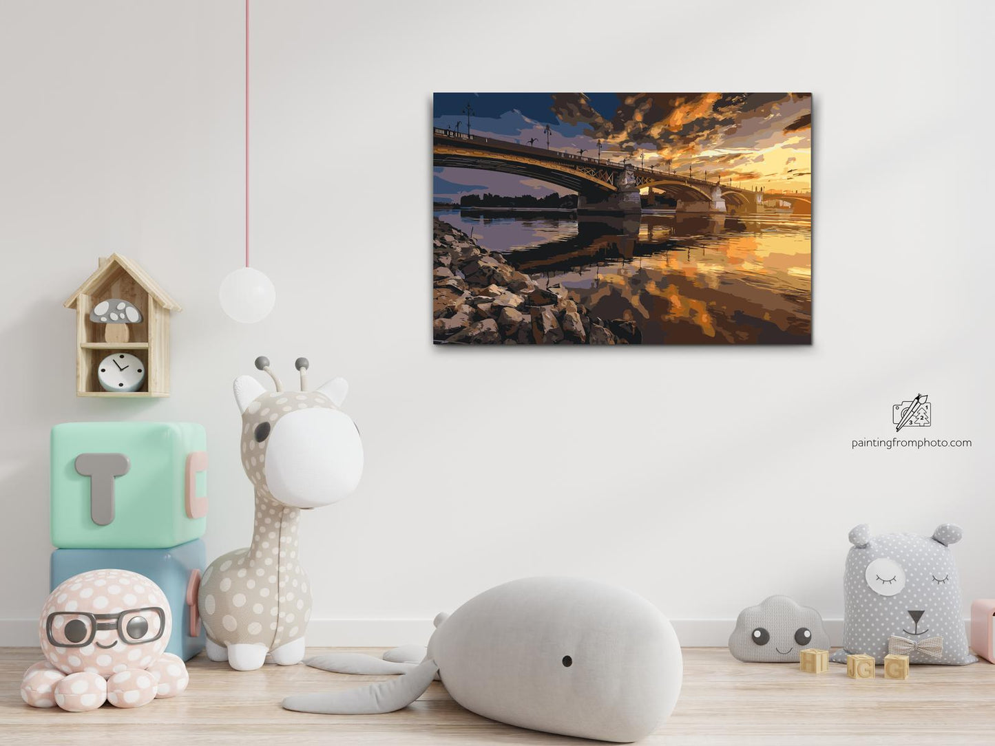 Paint by number - Bro over Donau