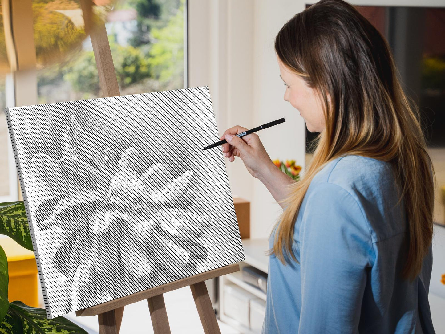 Dotting - Red Dahlia 2