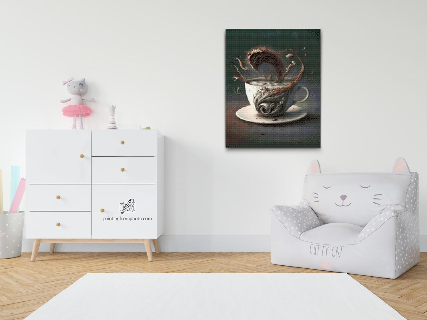 Diamond Paint - Kaffetsunami