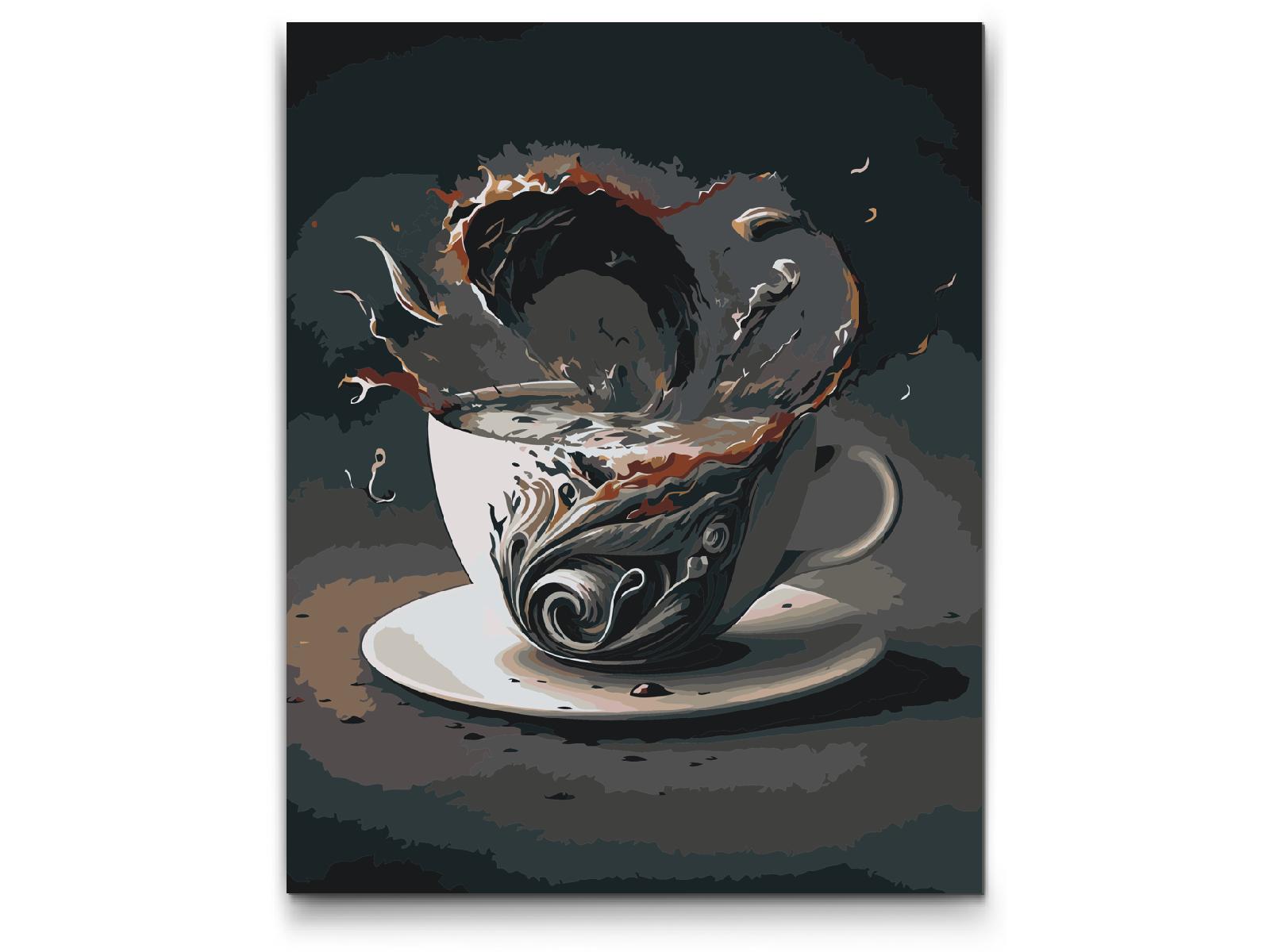 Paint by number - Kaffetsunami
