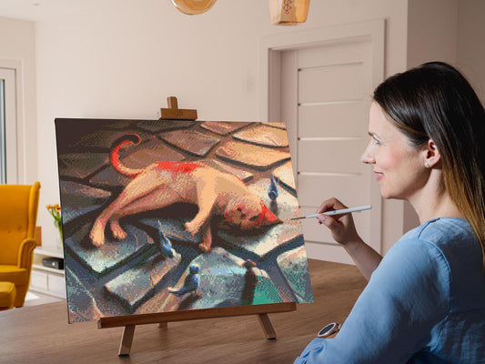 Diamond Paint - Legesyg Kat