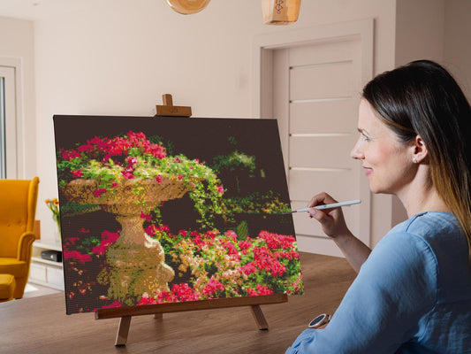 Diamond Paint - Blomsterfontæne