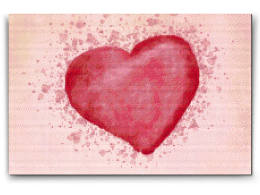 Diamond Paint - Red Heart