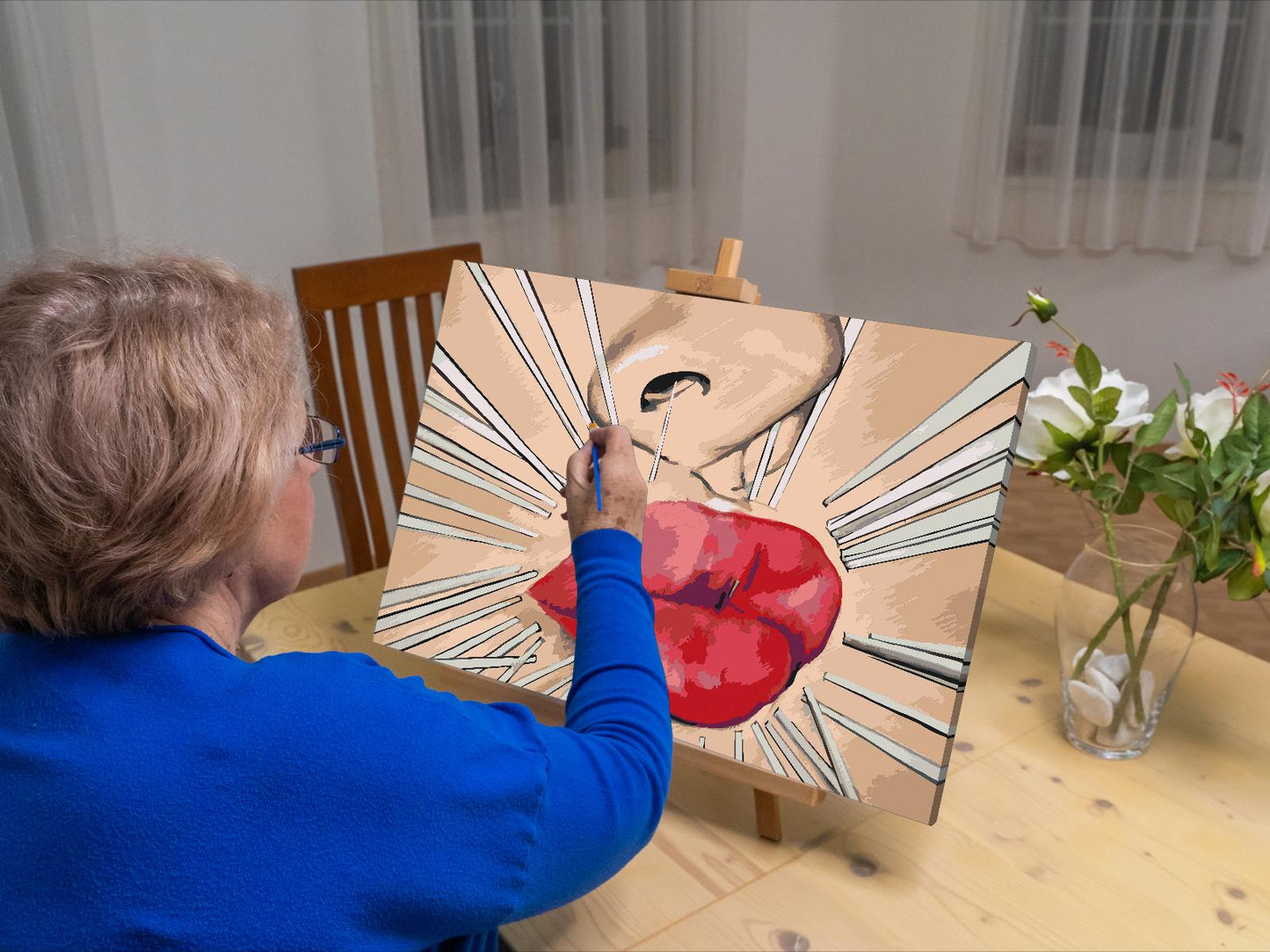 Paint by number - Læber