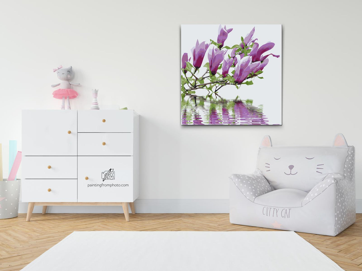 Paint by number - Magnolia i vand