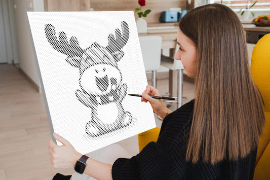 Dotting - Glade rensdyr