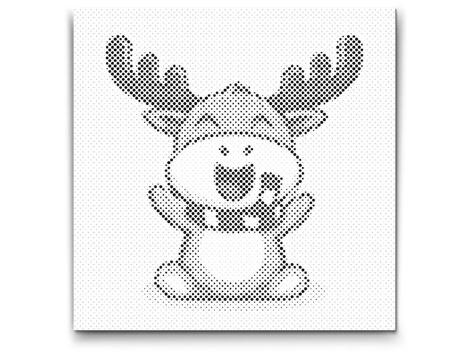 Dotting - Glade rensdyr