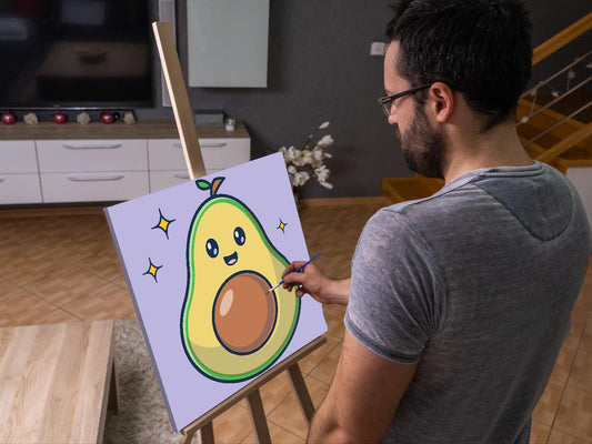 Paint by number - Sød avocado