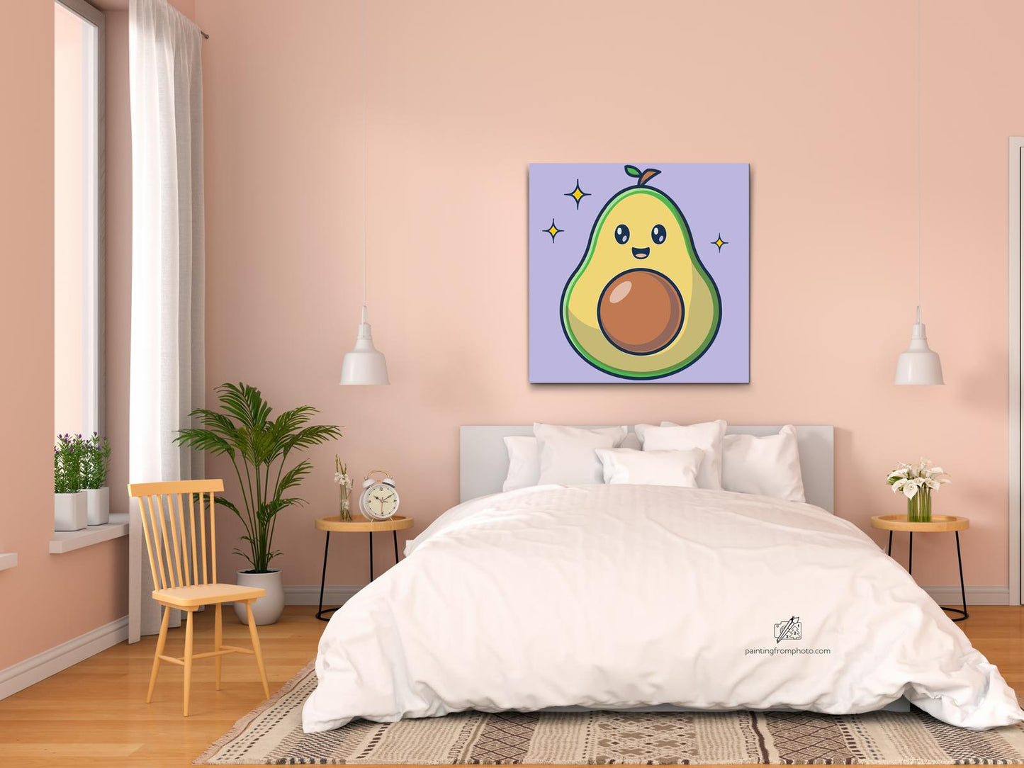 Paint by number - Sød avocado