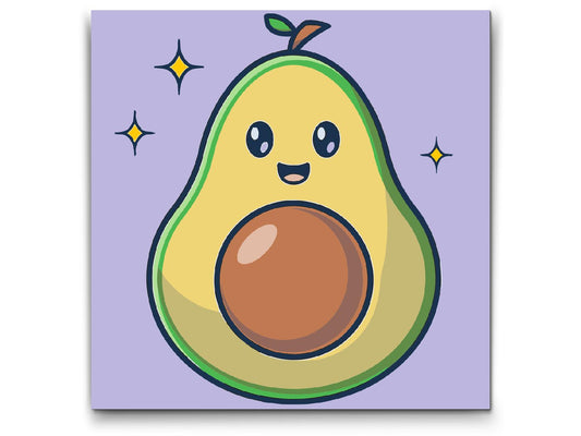 Paint by number - Sød avocado
