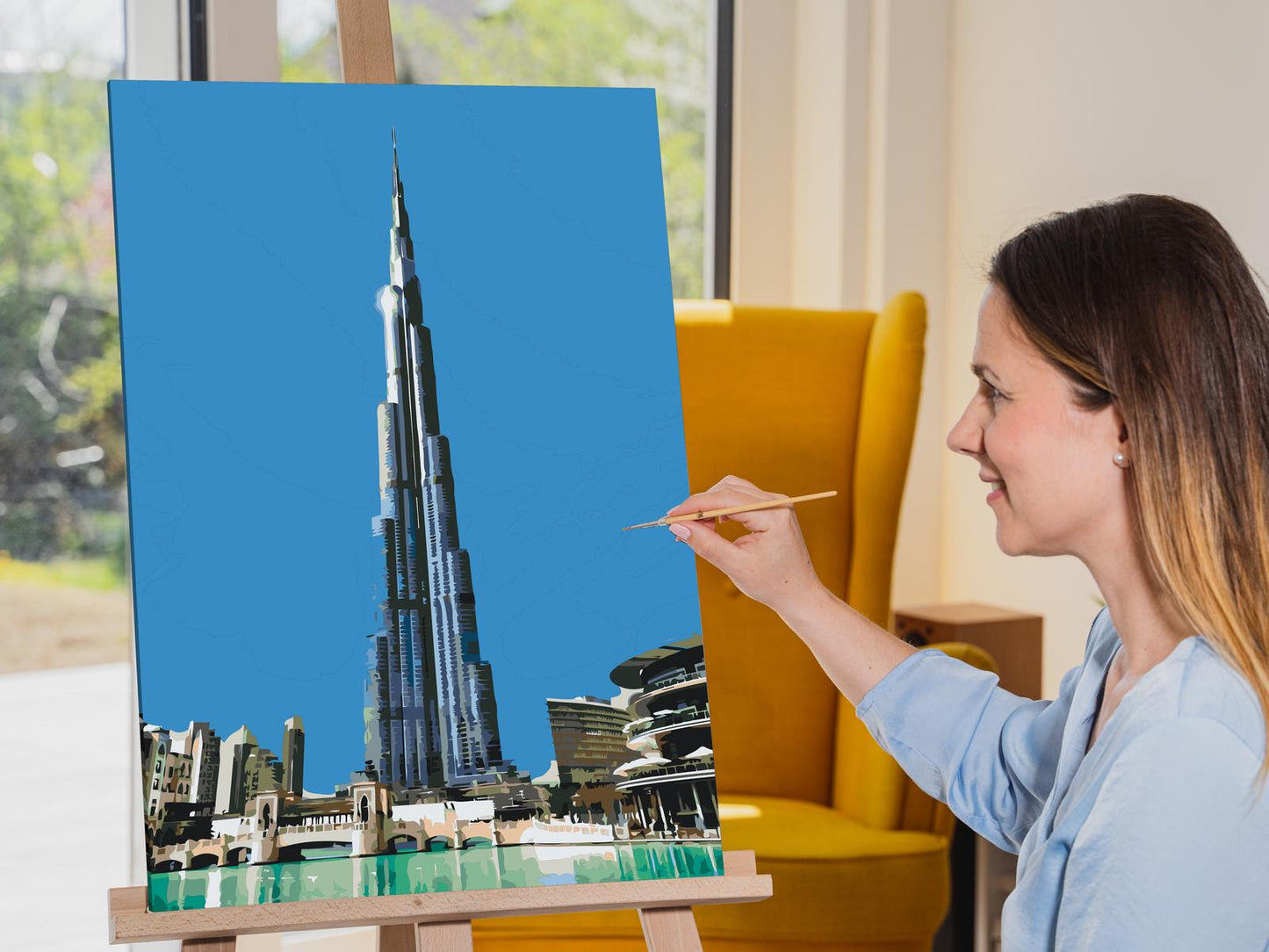 Paint by number - Burj Khalifa, Dubai 2