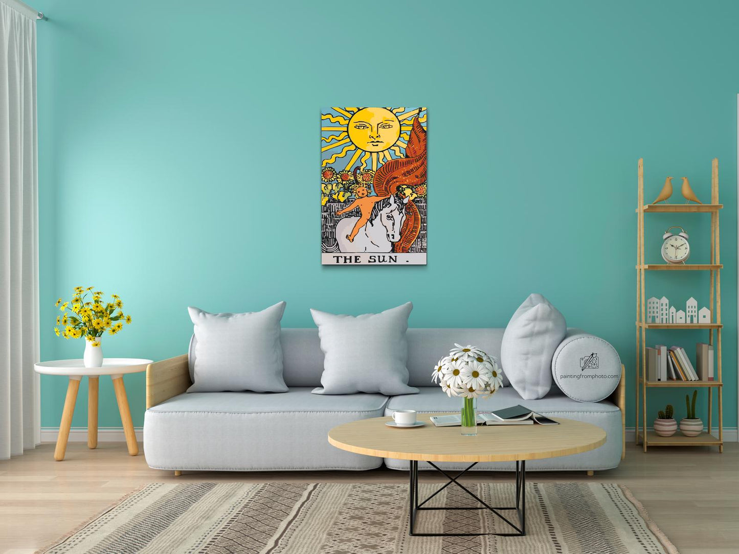 Paint by number - Tarotkort - Solen