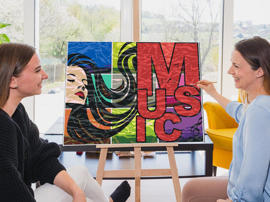 Paint by number - Musik er liv