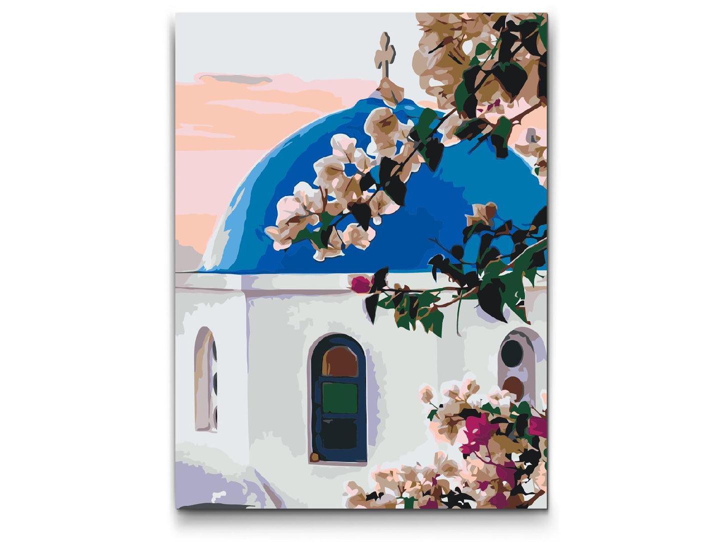 Paint by number - Santorini 2