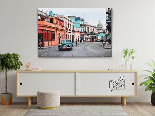 Paint by number - Gamle Havana