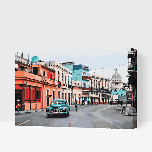 Paint by number - Gamle Havana