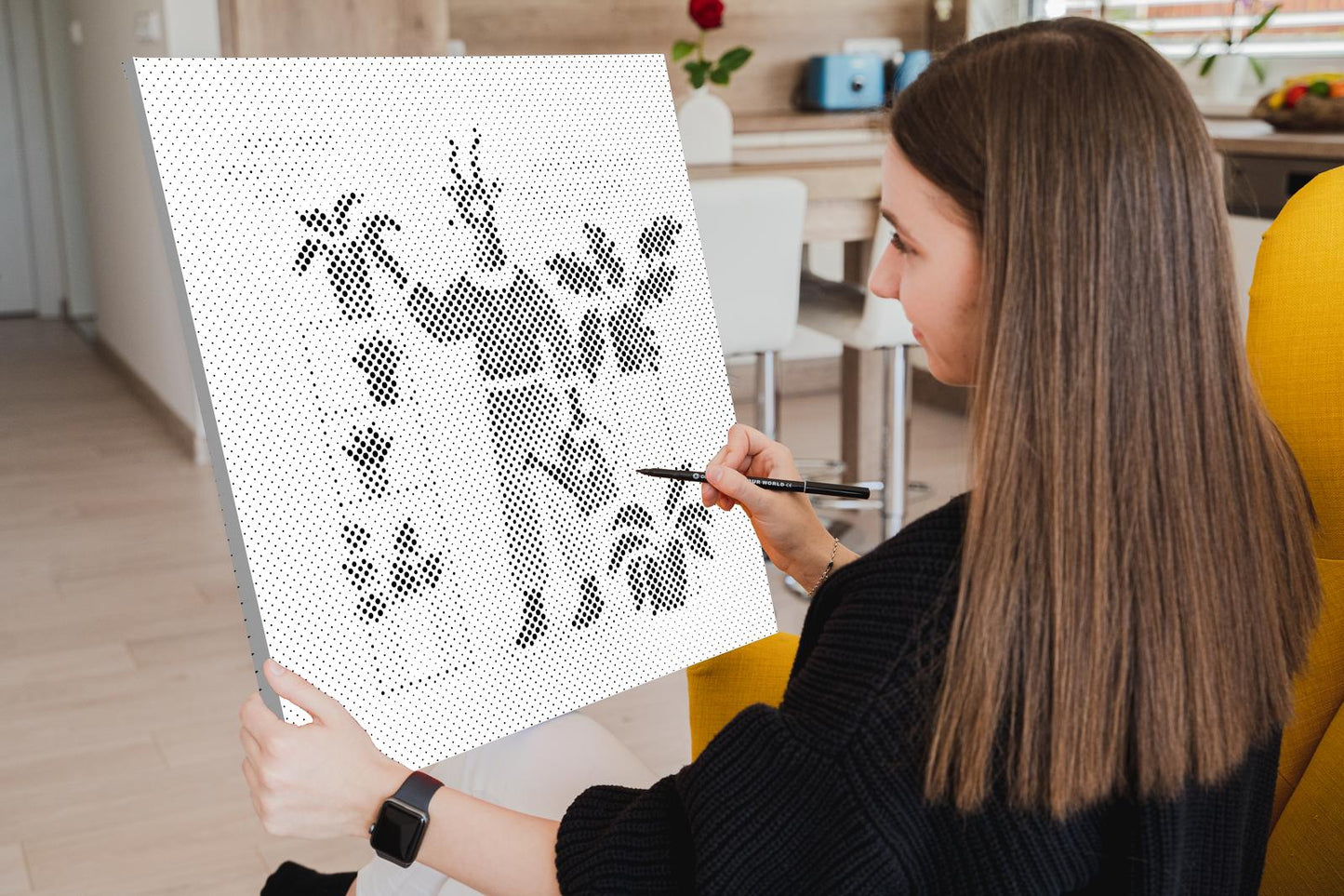 Dotting - Illustration - Hjort