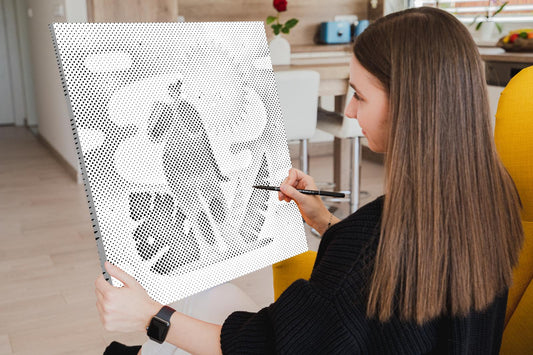 Dotting - Illustration - Solbadning