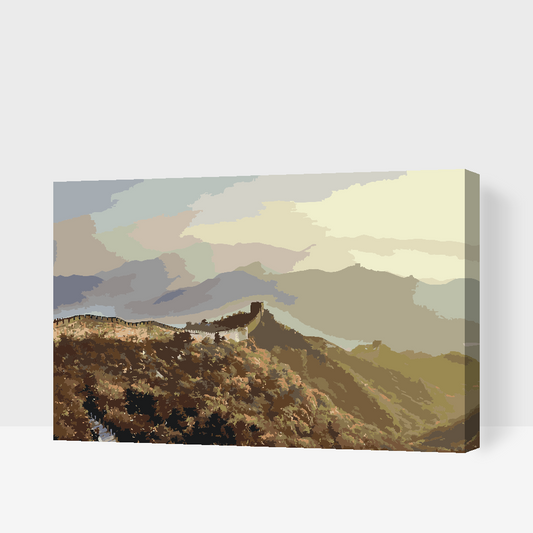 Paint by number - Den Kinesiske Mur