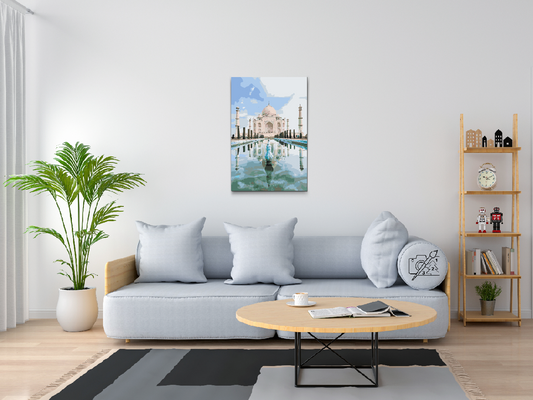 Paint by number - Taj Mahal 3