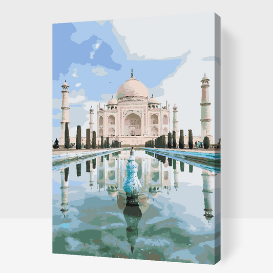 Paint by number - Taj Mahal 3