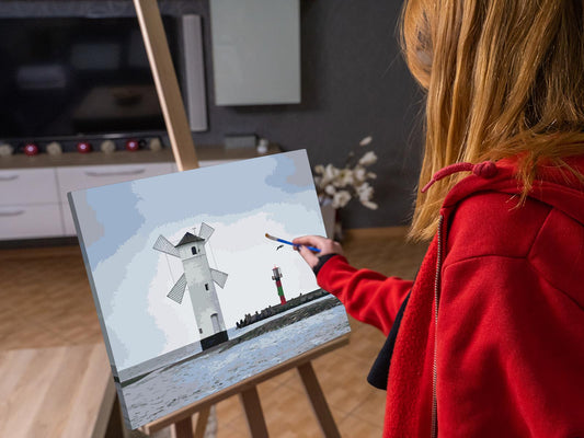 Paint by number - Świnoujście Fyrtårn – Polen