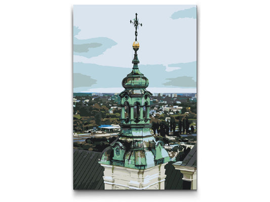 Paint by number - Lublin Domkirke – Polen