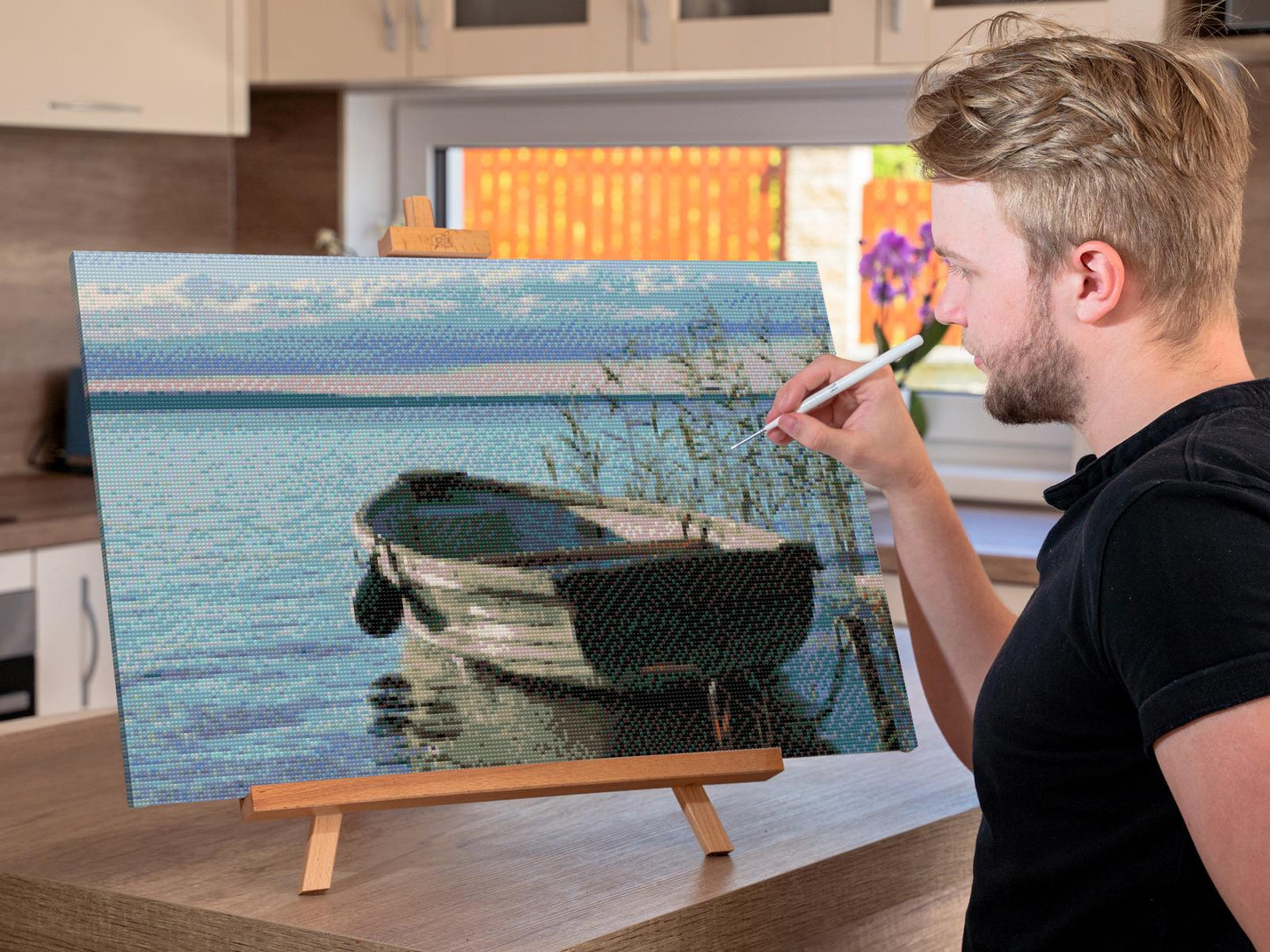 Diamond Paint - Balaton, båd – Ungarn