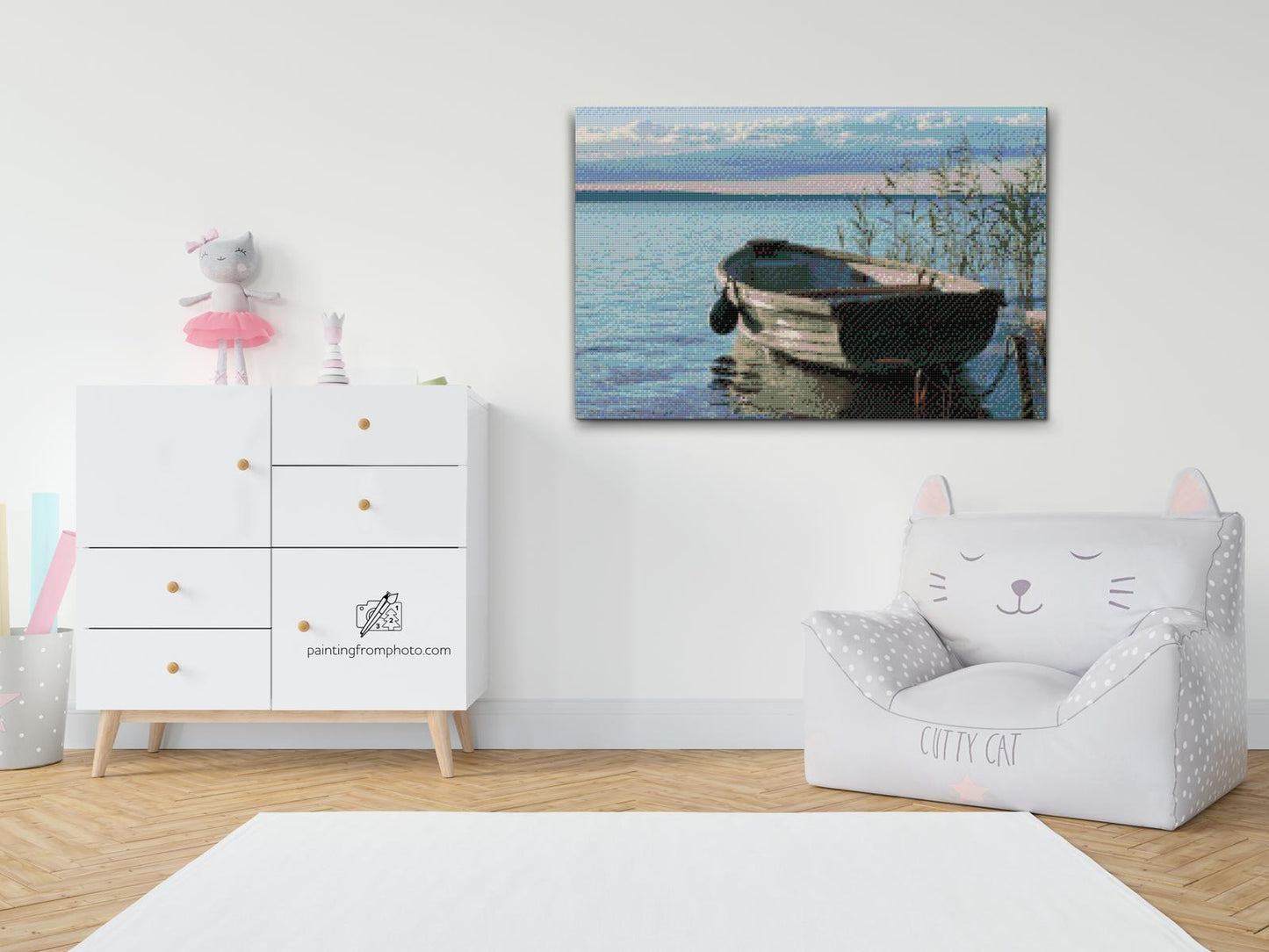 Diamond Paint - Balaton, båd – Ungarn