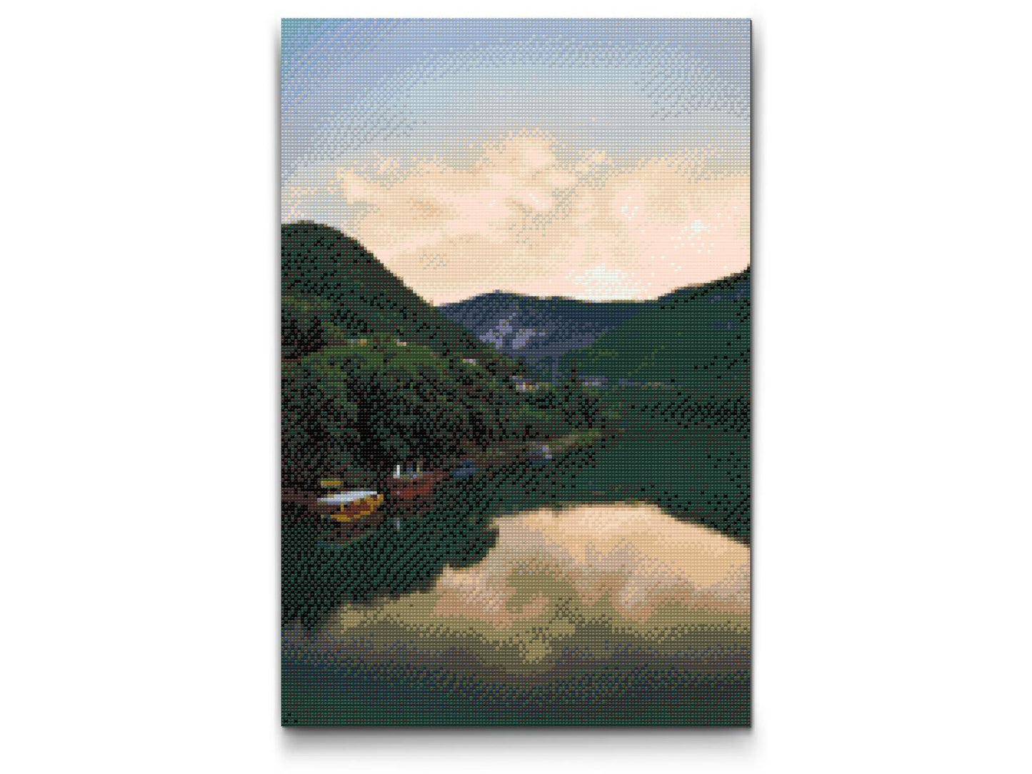 Diamond Paint - Visegrád, floden – Ungarn