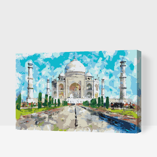 Paint by number - Taj Mahal 2