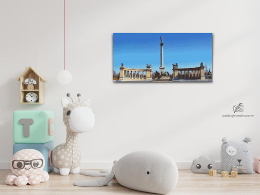 Diamond Paint - Heltenes Plads – Ungarn