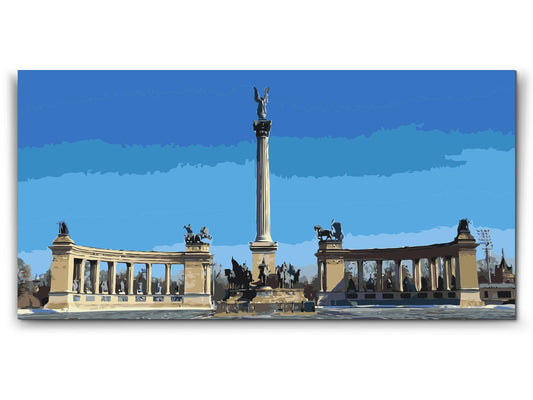 Paint by number - Heltenes Plads – Ungarn