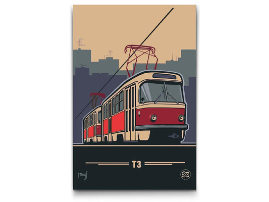 Paint by number - DPP Praha, tramvaj