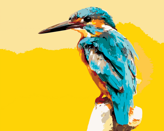 Paint by number - Isfugl