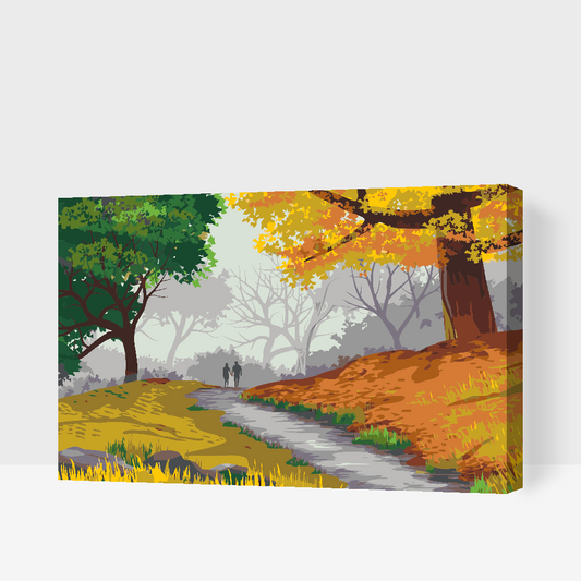 Paint by number - Efterårsnatur