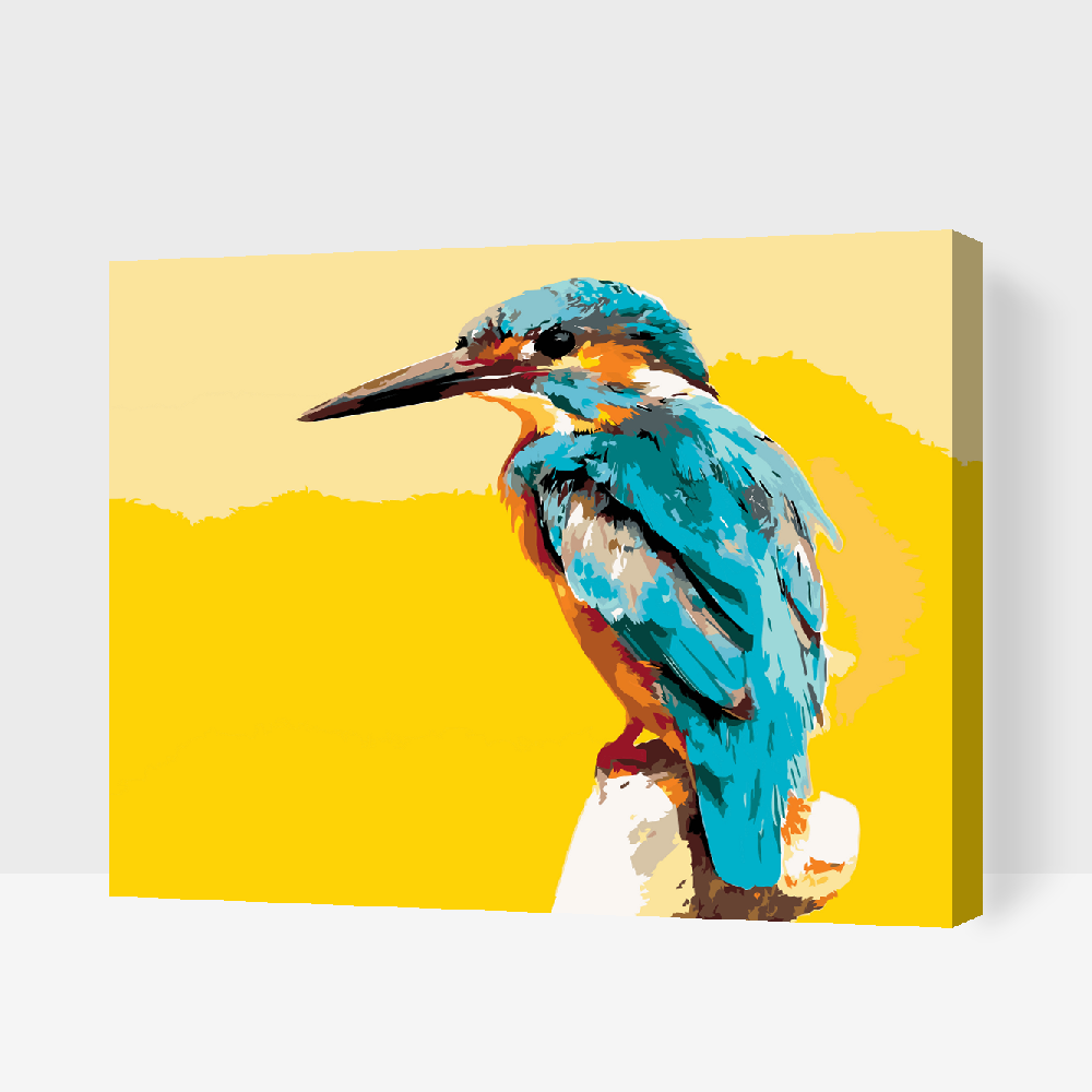 Paint by number - Isfugl