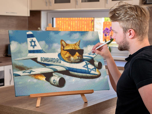 Diamond Paint - Bombardiro gatino