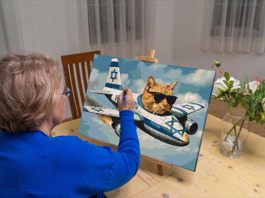 Paint by number - Bombardiro gatino