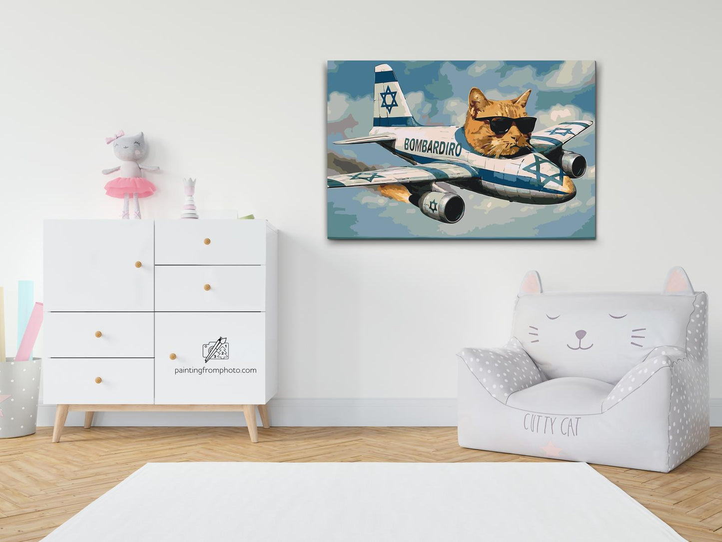 Paint by number - Bombardiro gatino