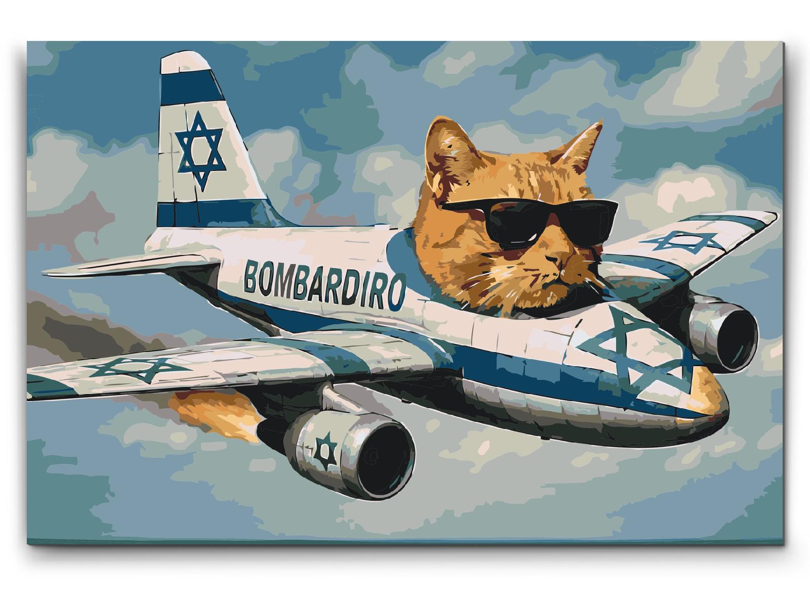 Paint by number - Bombardiro gatino