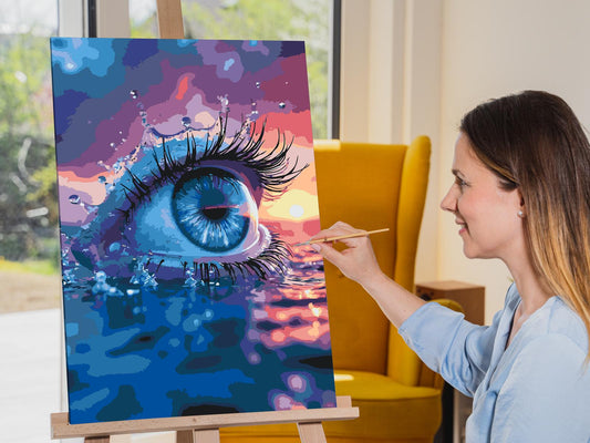 Paint by number - Oceanøje