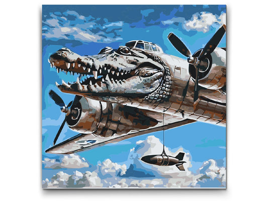 Paint by number - Bombardiro Crocodillo