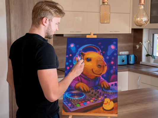 Diamond Paint - DJ capybara