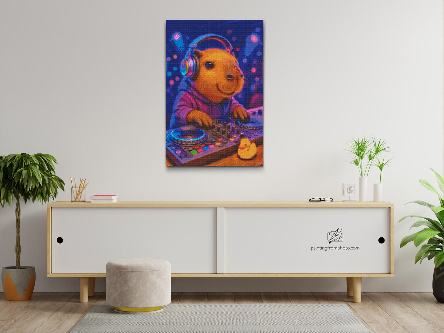 Diamond Paint - DJ capybara