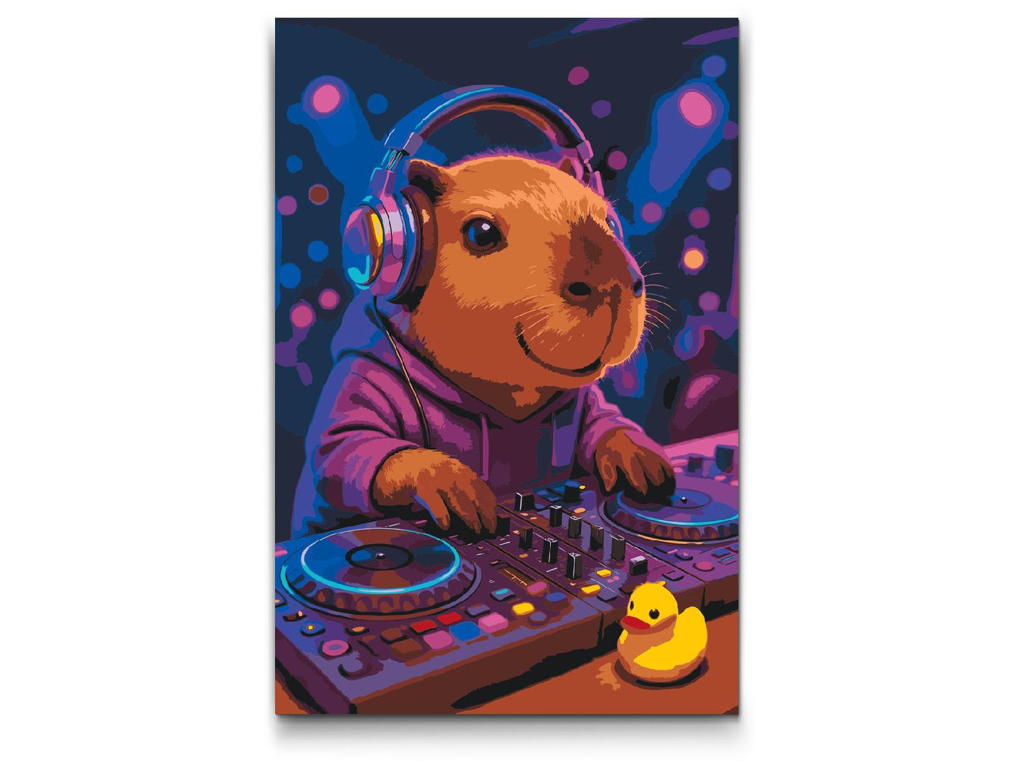 Paint by number - DJ capybara