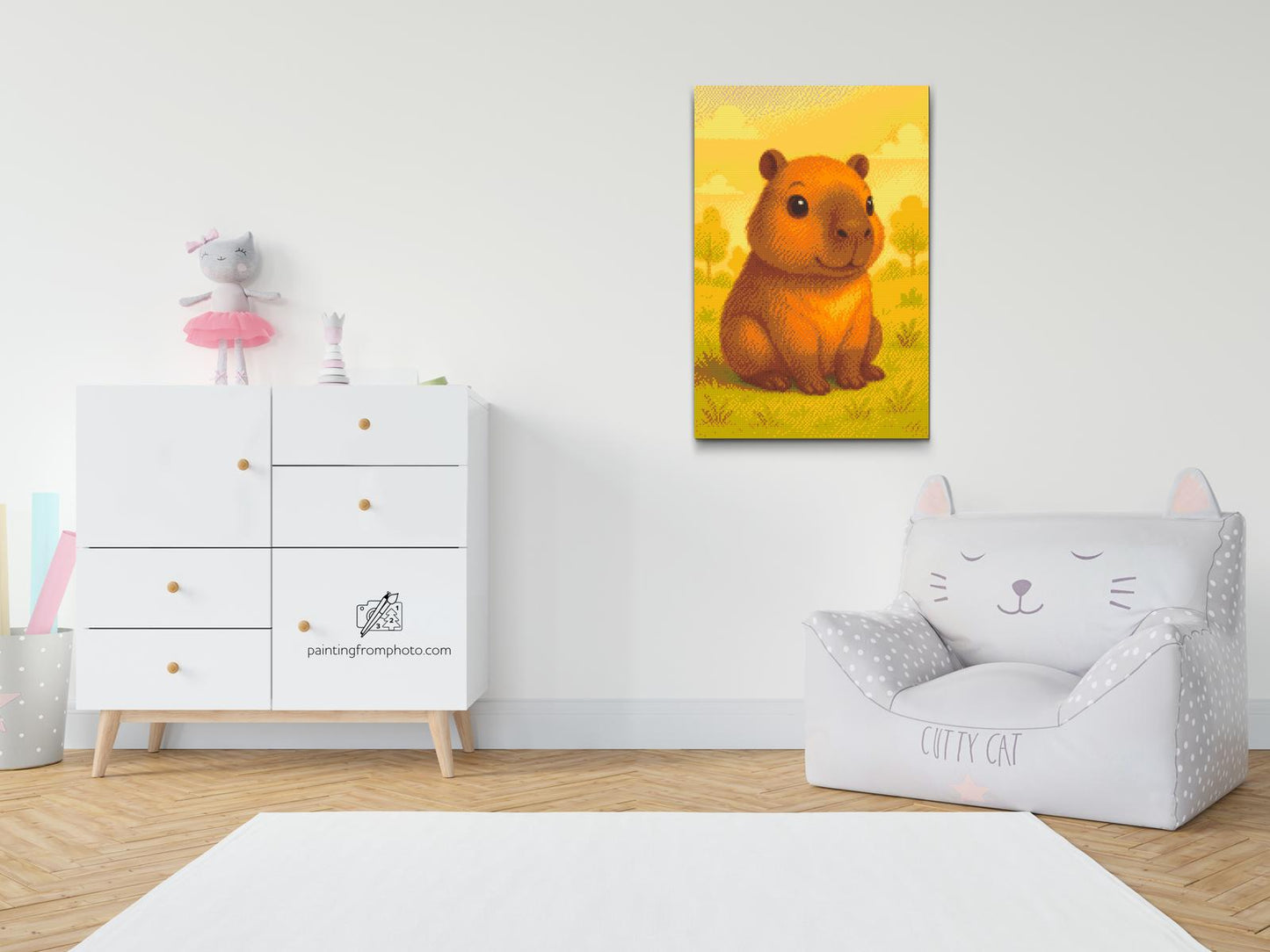 Diamond Paint - Capybara på engen