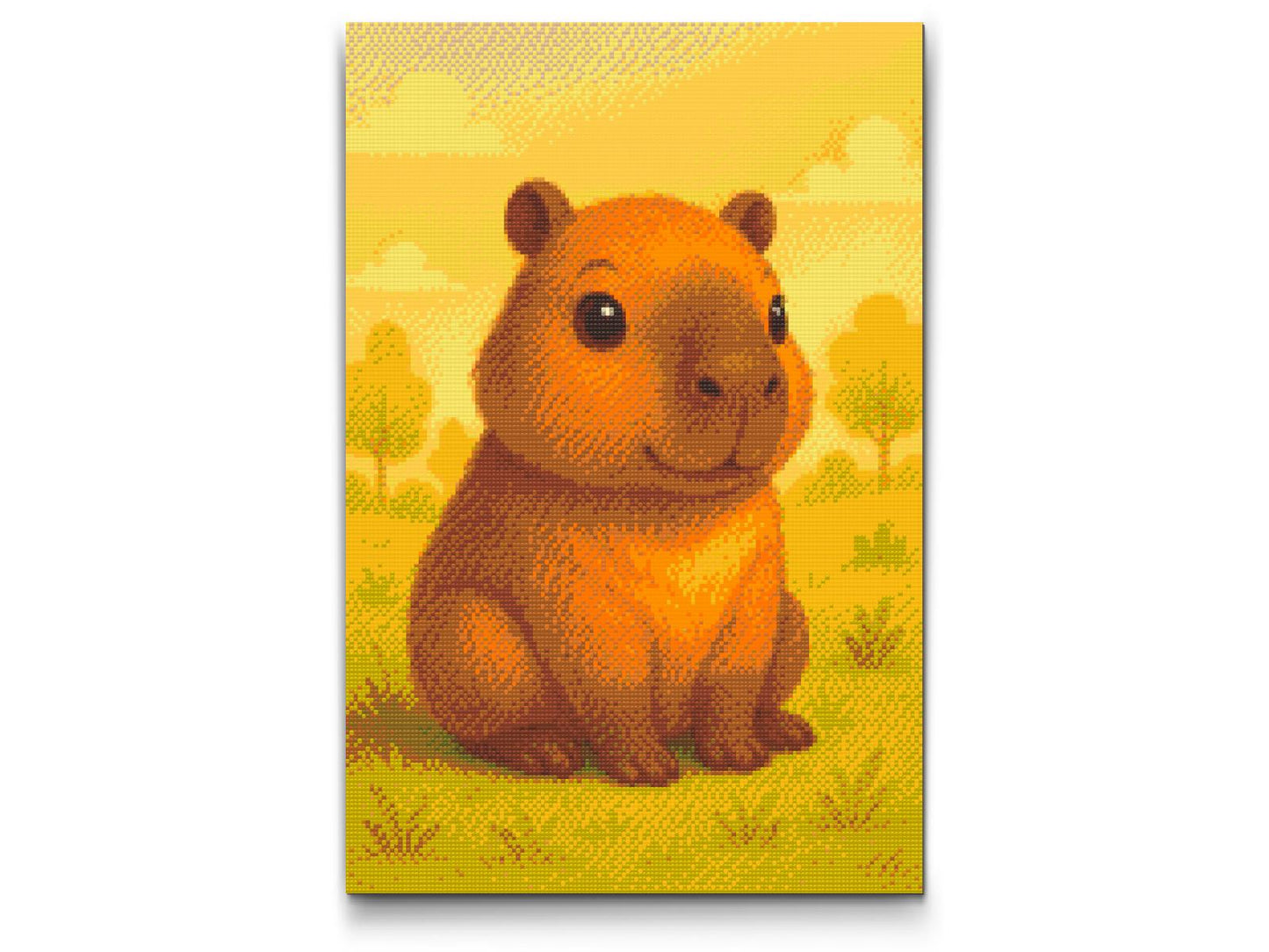 Diamond Paint - Capybara på engen