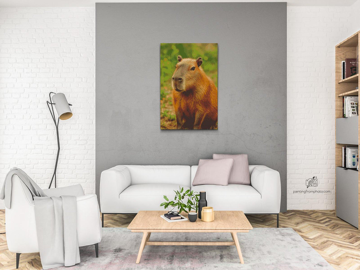 Diamond Paint - Capybara i skoven