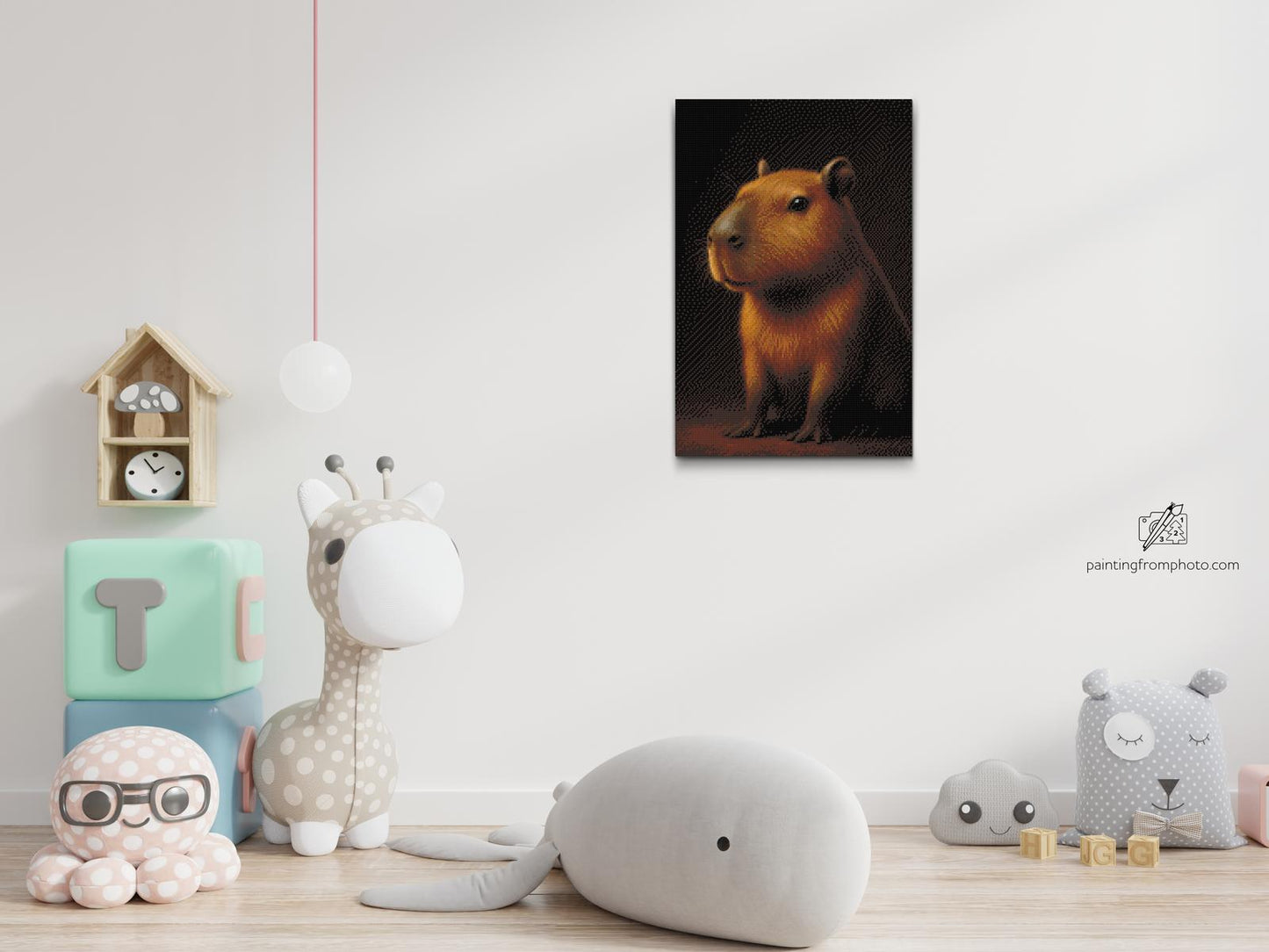 Diamond Paint - Capybara i skoven
